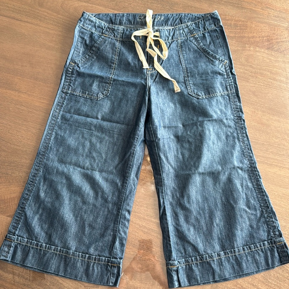 Anthropologie wide-legged capris